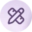 Icon with ruler and pencil