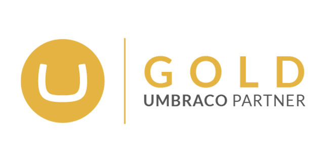 Umbraco partner Gold logo