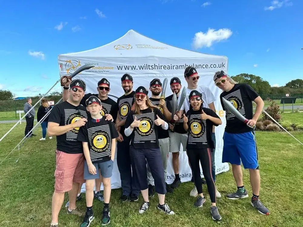 Digital Wonderlab team dressed as pirates