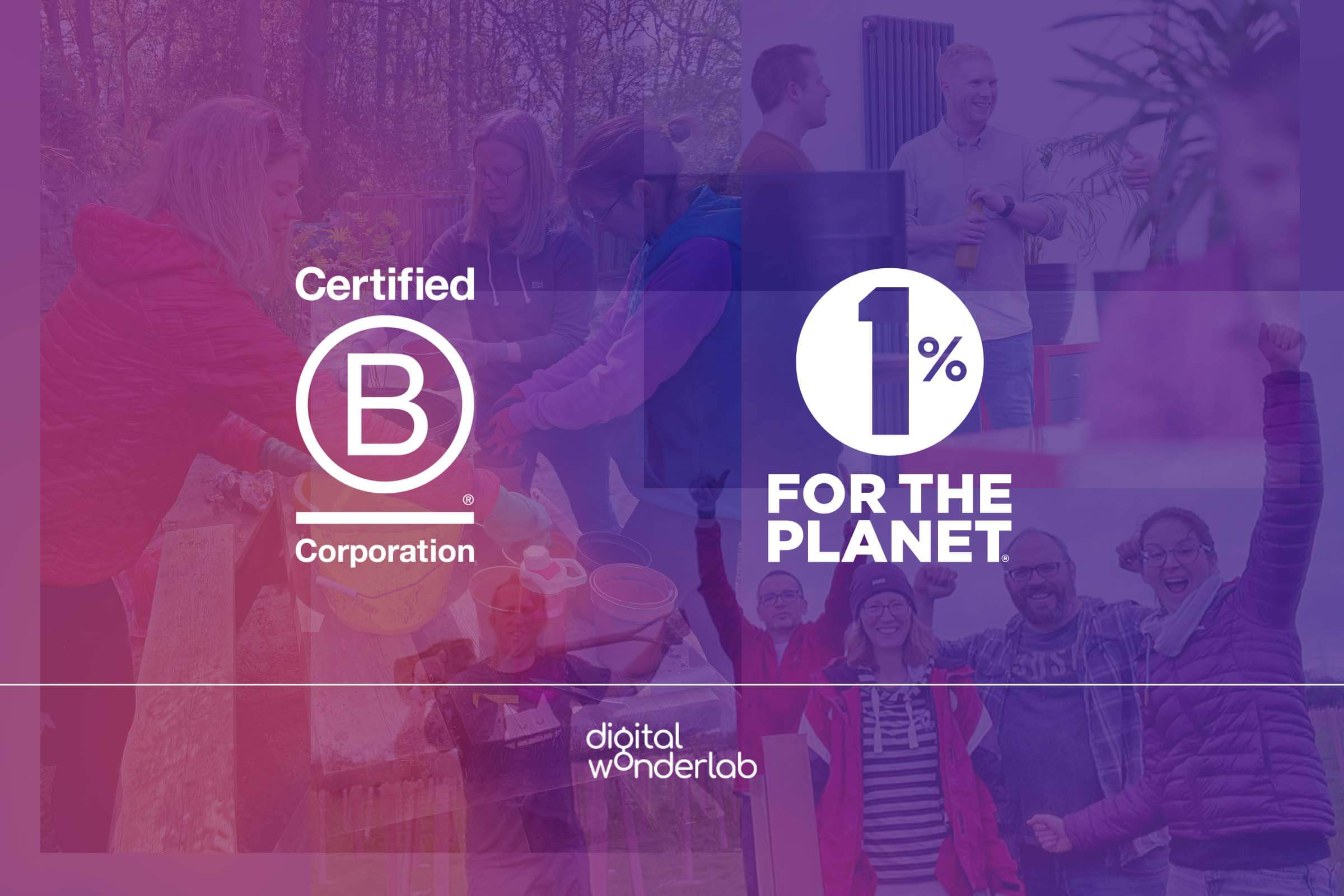 Certified B Corporation and 1% For The Planet logos