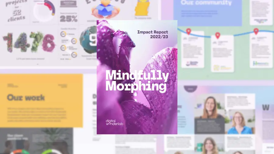 Digital Wonderlab impact report 'Mindfully morphing' 