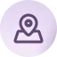 Icon with location pointer