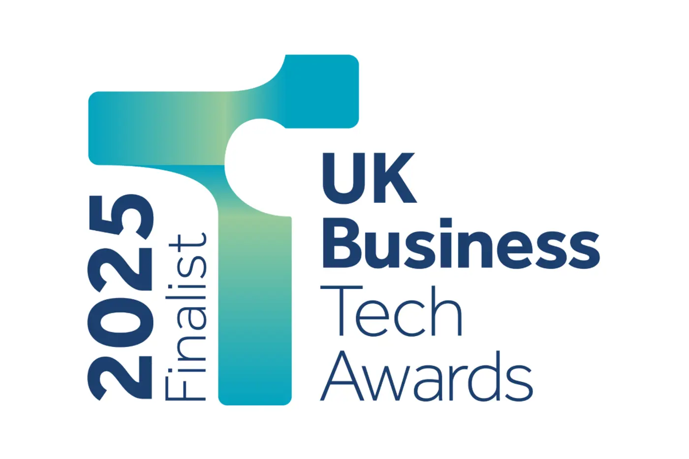 UK Business Tech Awards Finalist logo 2025