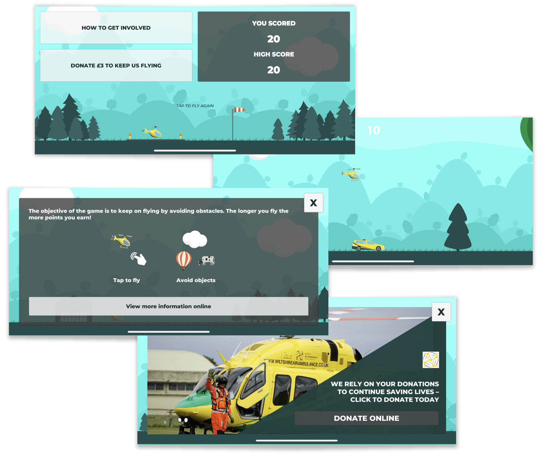 Wiltshire Air Ambulance Helifun App 