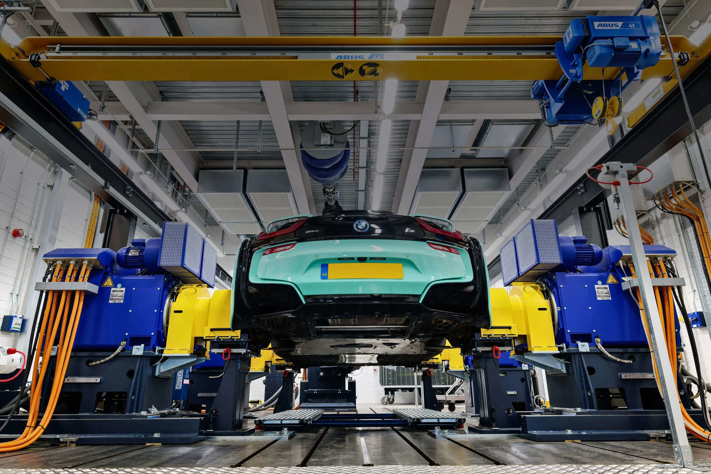 Car on the test cell at IAAPS