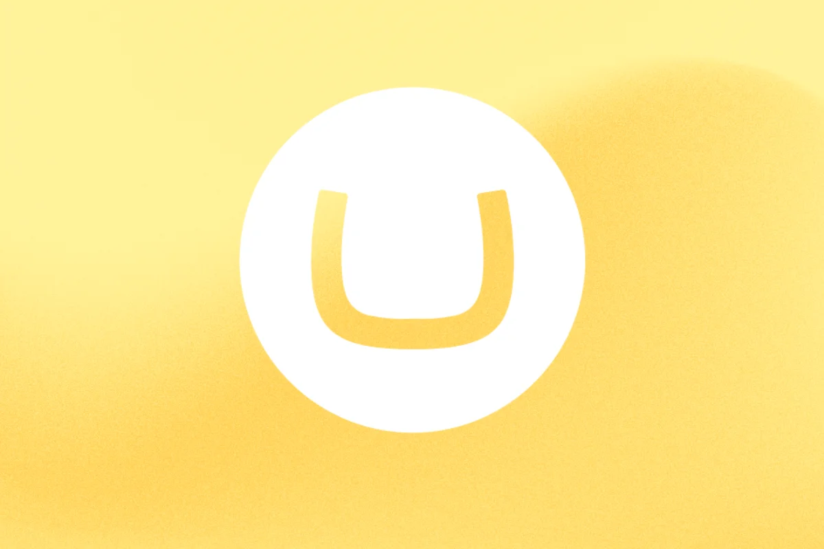 Umbraco logo on textured yellow background