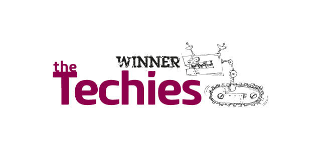 The Techies Winner Award logo