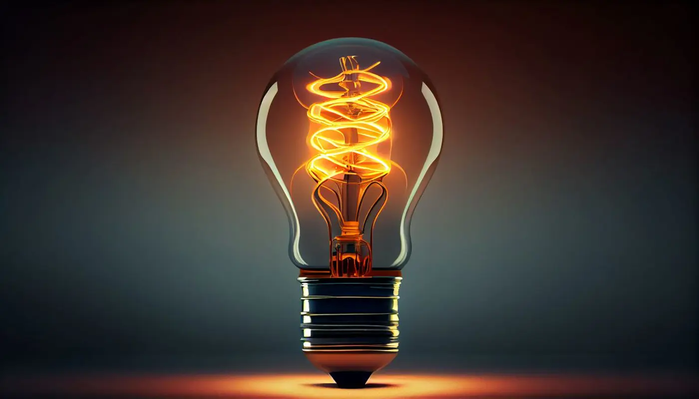Glowing Light Bulb Fuels Ideas Innovation Generated By Ai Innovation