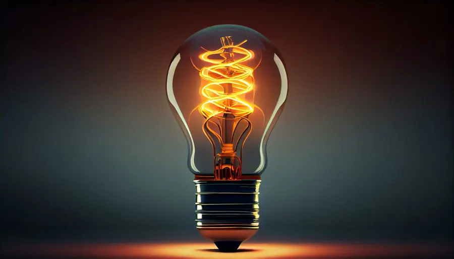 Glowing Light Bulb Fuels Ideas Innovation Generated By Ai Innovation