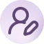 Icon with person and pencil 